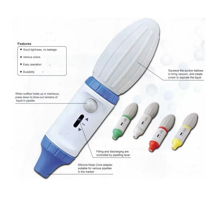 Grey, Blue, Red,green, Yellow Large Volume Pipette Controller